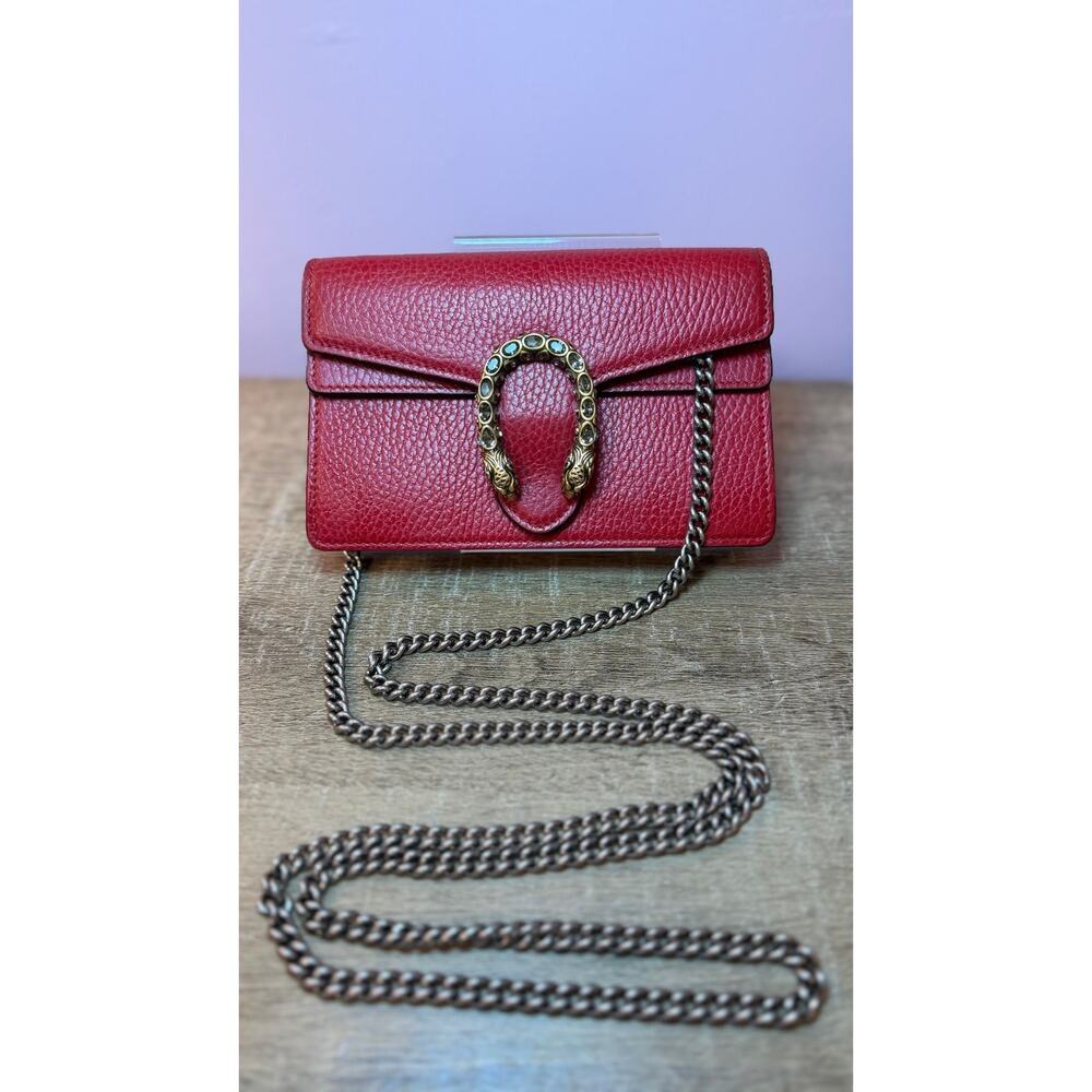 ❤️SOLD❤️ Gucci Crystal Mini Dionysus Red Crossbody